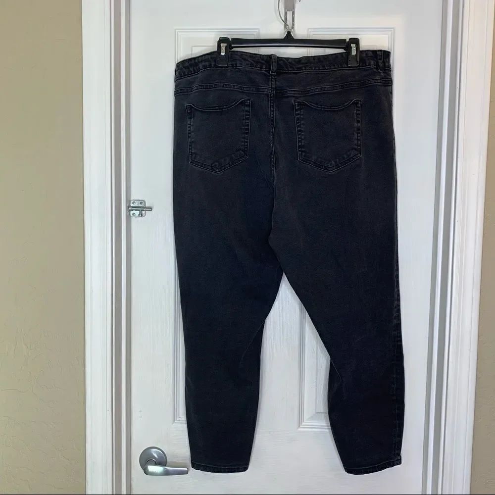 ASOS Denim Black Jeans Plus Size 18 - Picture 6 of 10